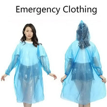 1425 Plastic pocket sized Raincoat, Reusable Free Size Raincoat