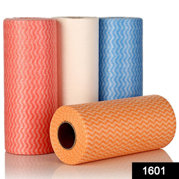 Non Wooven Fabric Disposable Handy Wipe Cleaning Cloth Roll (1Pc)