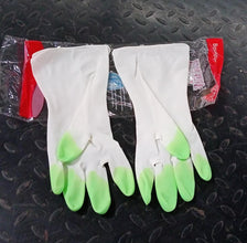 4934 Reusable Rubber Latex PVC Flock lined Elbow Length Hand Gloves cleaning gloves 